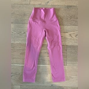 Size 0 Lululemon align leggings crop 21”